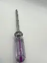 Clear Purple interchangeable Flat and Star Screwdriver