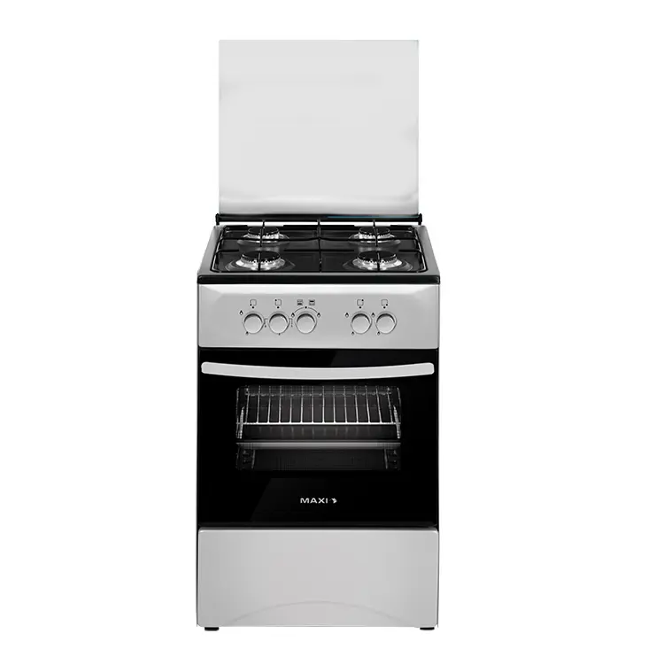 MAXI 50*50 {4 BURNER STANDING GAS}4B Basic Grey