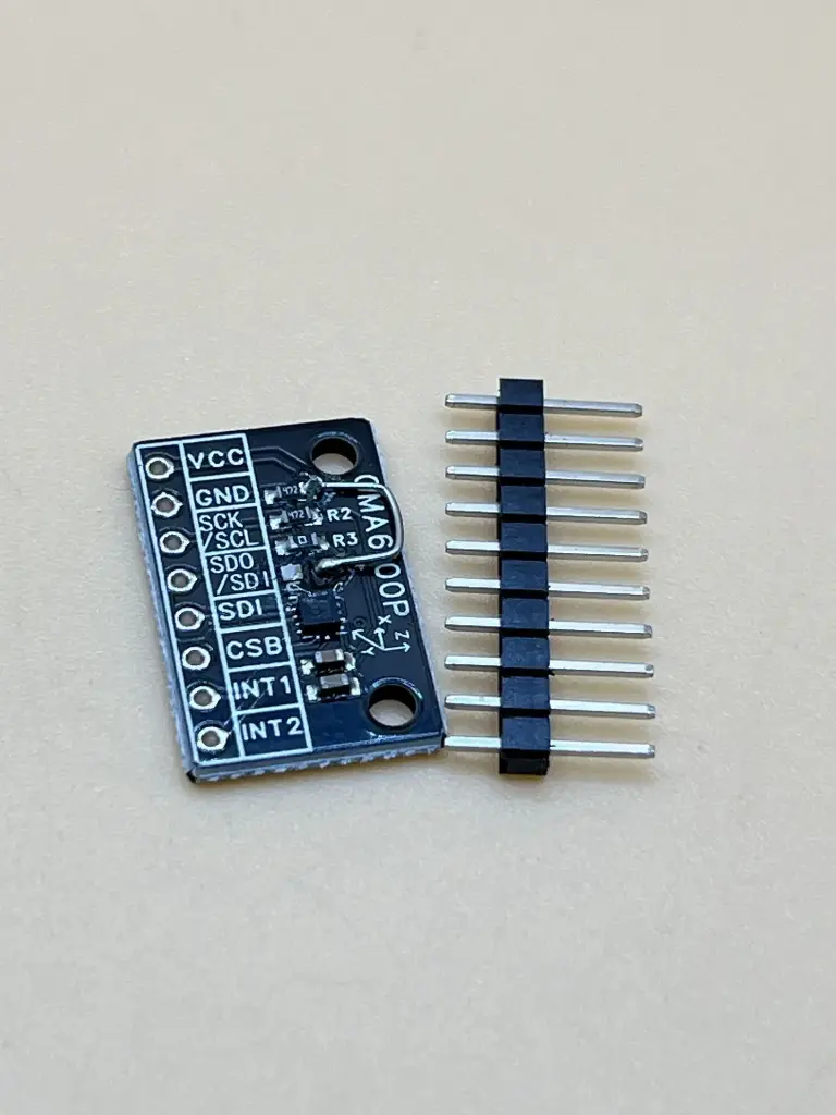 QMA6100P 3-Axis Gravity Acceleration Sensor Board