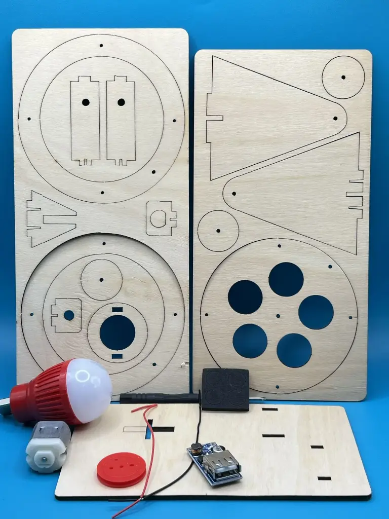 DIY STEM Hand-Cranked generator