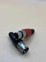 Plastic Canon Audio Connector male and female pair